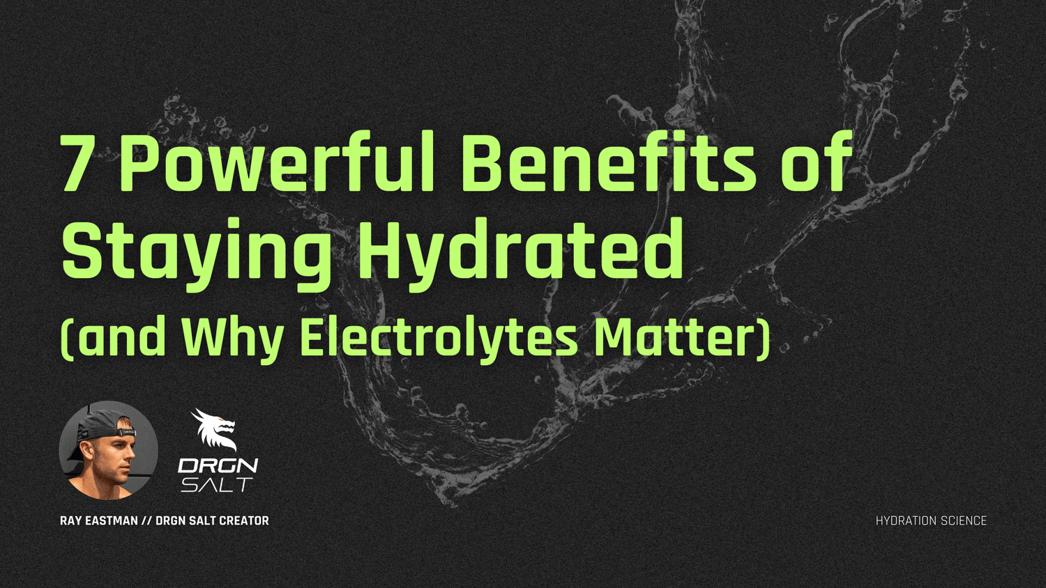 7 Benefits of Staying Hydrated