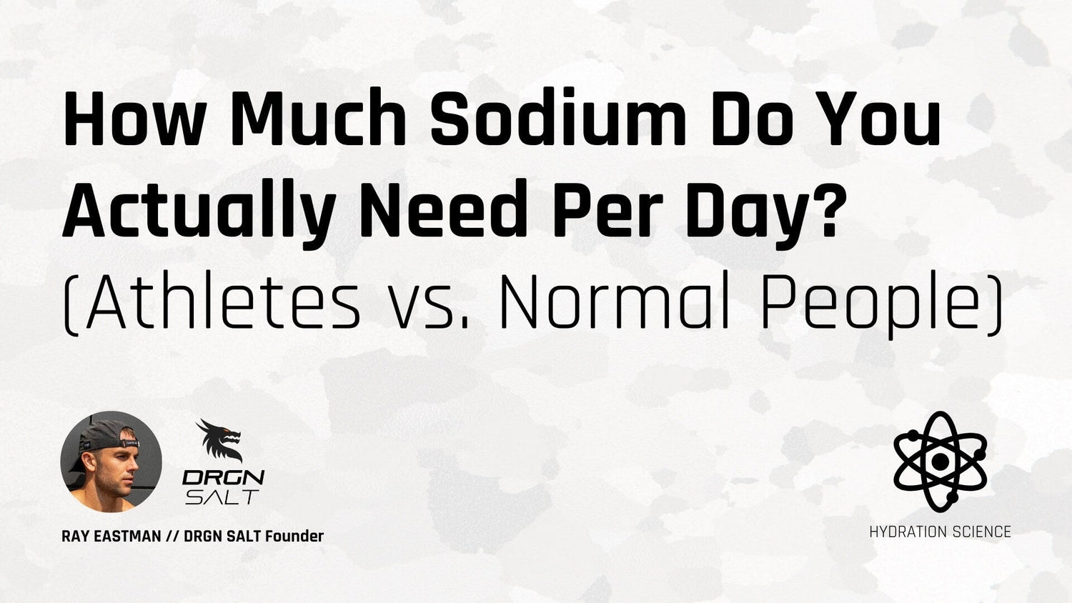 How Much Sodium Do You Actually Need Per Day? (Athletes vs. Normal People)