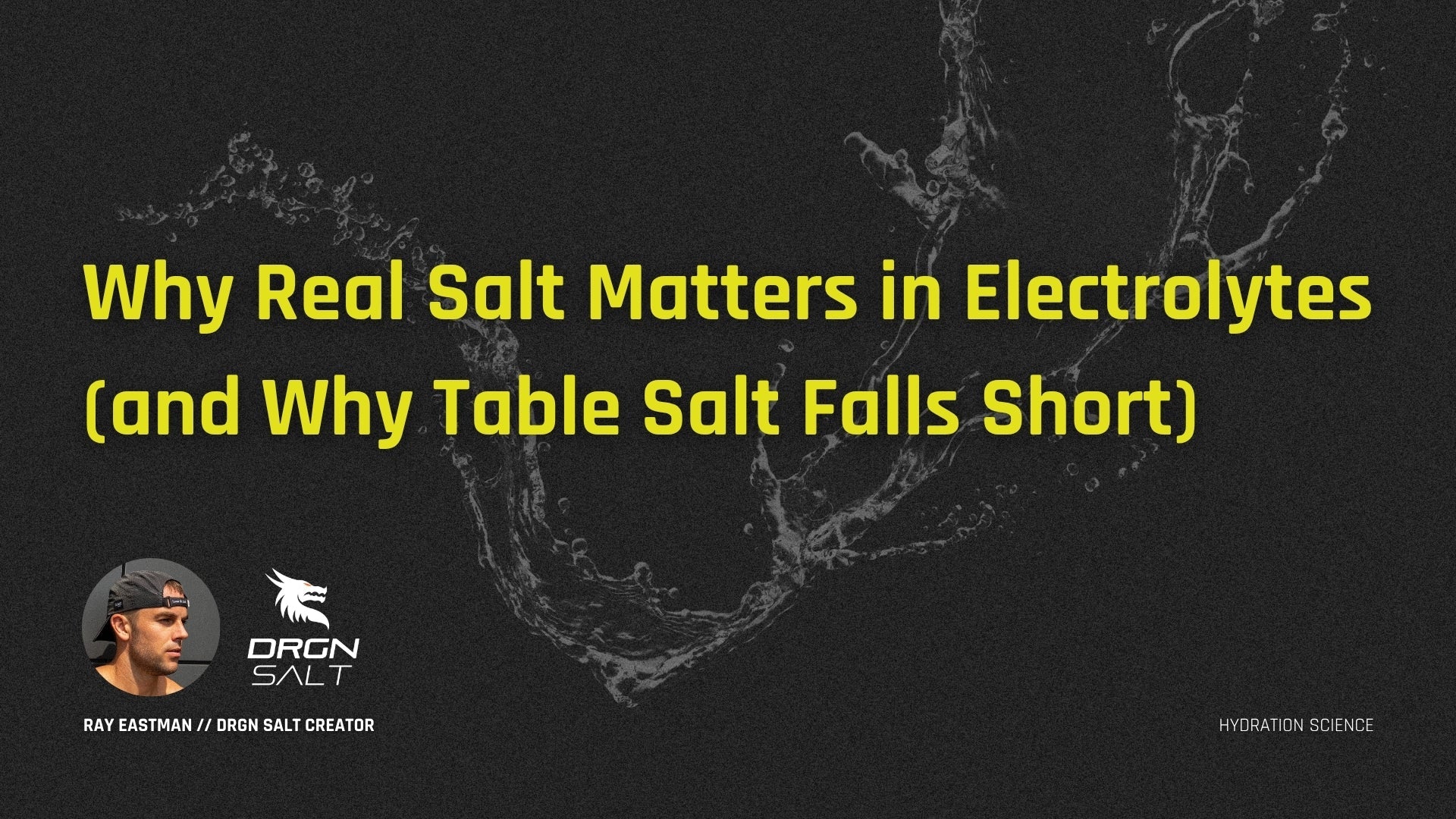 Why Real Salt Matters in Electrolytes (and Why Table Salt Falls Short)