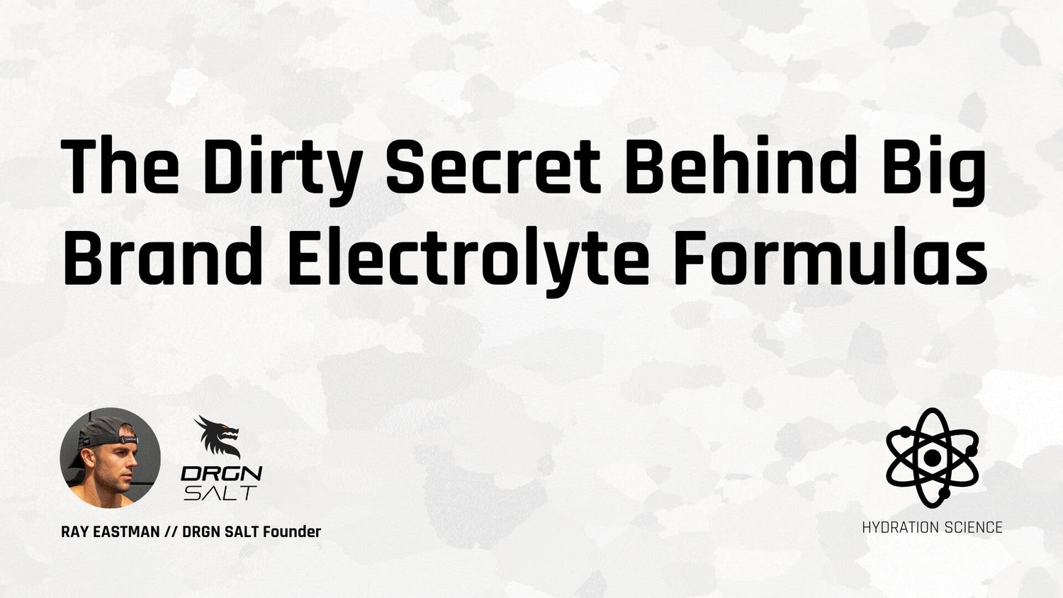 The Dirty Secret Behind Big Brand Electrolyte Formulas