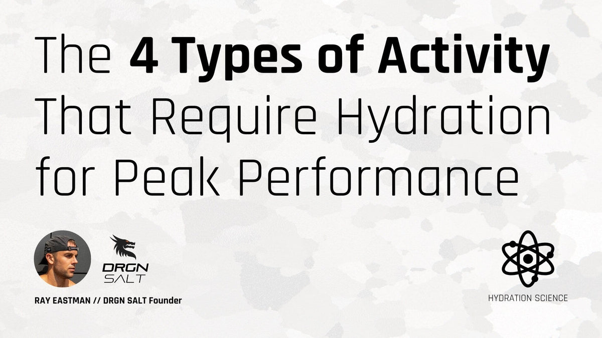 Hydration for Performance: Cardio, Strength, Focus & Sports