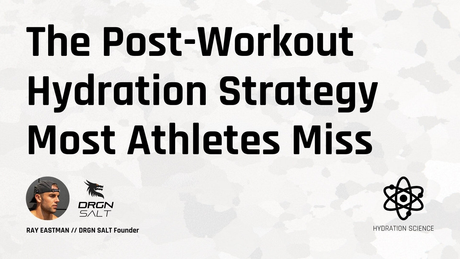 The Post-Workout Hydration Strategy Most Athletes Miss